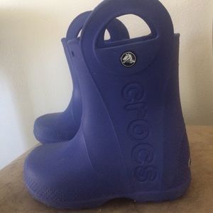Crocs Rain Boots, Boys, 10
